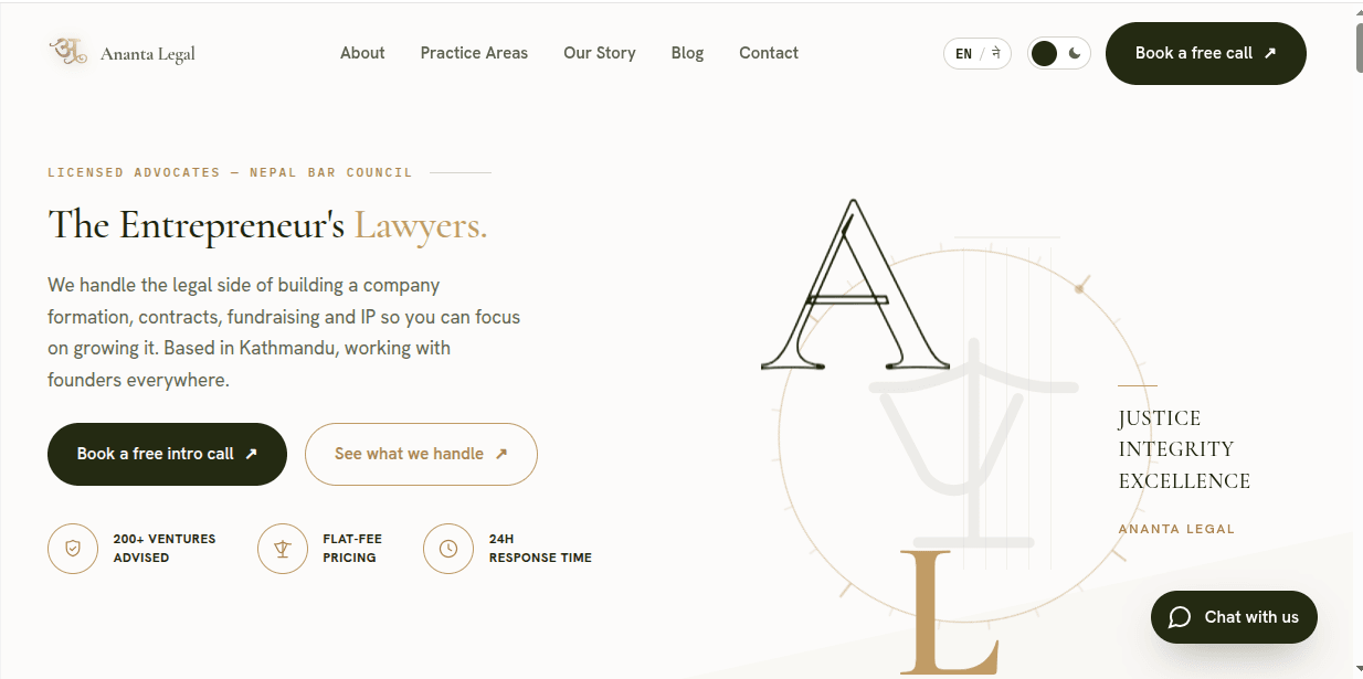 Ananta Legal — The Entrepreneur's Lawyers